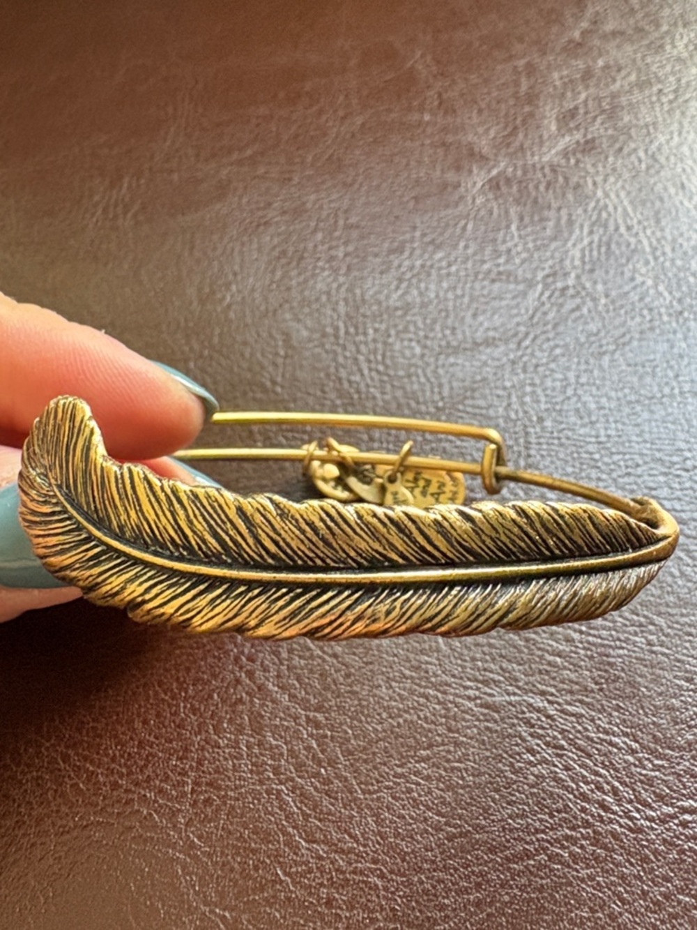 Gold Feather Bracelet